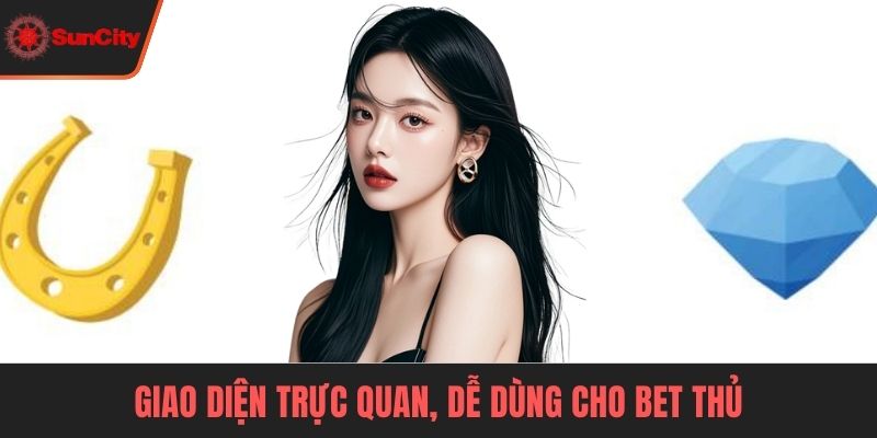 Nổ hũ Suncity Giao diện trực quan, dễ dùng cho bet thủ